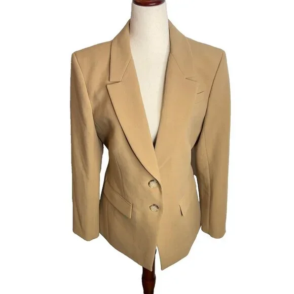 J.Crew $258 Madelyn Blazer Four Season Stretch Hthr Saddle Size 6 CC289 - Picture 3 of 12
